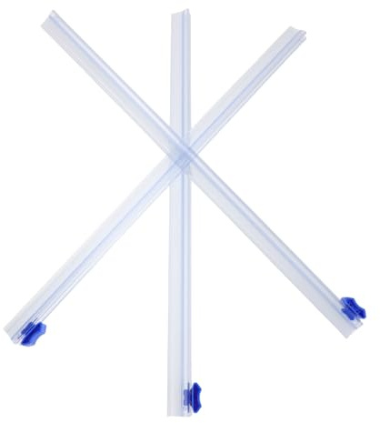 MUCKLILY 3 Piezas Cortador Deslizante Reutilizable para Film Transparente Dos Vías para Cocina Barbacoa y Papel Encerado Fácil Instalación y Uso Ambidiestro Pack de Unidades
