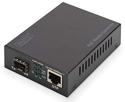 DIGITUS Gigabit PoE Medienkonverter