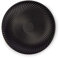 Flanacom Ciotola in Legno Decorativa - Decorazione da Tavola - Accessori Vita Quotidiana - Vassoio Decorativo Robusto - Ciotola per Frutta - Decorazione Salotto Moderna - appr. 28 x 28cm (Nero)