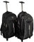 RHP Rucksack mit Trolleyfunktion - Rucksacktrolley zum ziehen mit Laptopfach für Schule, Uni, Reisen, Ausflüge oder Einkaufen Koffer Reisetasche Boardcase (Grau)