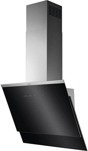 Aeg Face Glam, 60 cm, A, Silence Tech, 54 dB MAX. Velocidad, Hob2Hood, F. Brisa, Chimenea Incluida, Control Touch Plus, 3 Vel + INT. (700 m3/h), LED, 150 mm, Negro/INOX. Marca