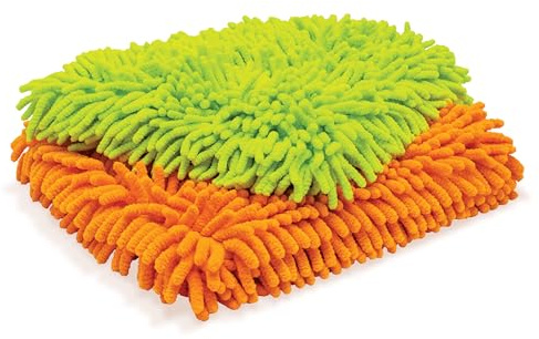 Griot's Garage Microfiber Wash Pads for Car Wash and Detailing, Soft and Ultra-Absorbent for Gentle Auto Cleaning, Machine-Washable, 8 x 10, Set of 2, 11290