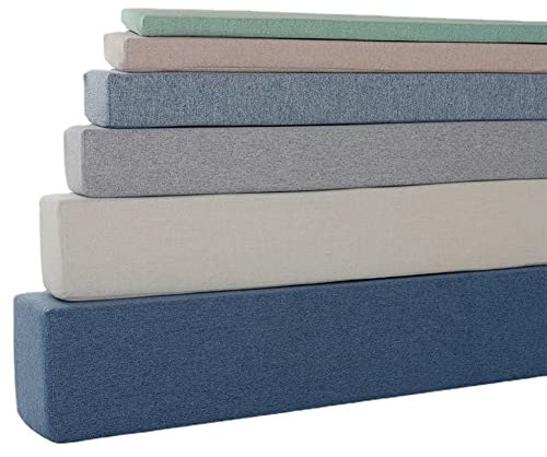 LOMDEM Langes Bett Sofa Lückenfüller Benutzerdefinierte Größe Bettbrücke Wand/Bett Verlängerung, Weiche Schaumstoff-Matratze Brücke Kopfteil Kissen, Abnehmbar Komfortabel