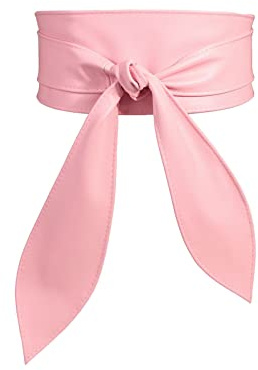 LumiSyne Cinturón Obi De Mujer Retro Ancho De Cincha Cuero PU Suave Moda Envolvente Con Corbata De Nudo Corsé Para Vestido Fiesta Diaria