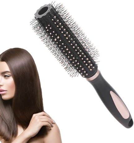 1 Stück Rundbürste,Haarbürste ohne Ziepen, Bürsten für das Tägliche Haarstyling für Lange Haare, Lockige Haare, Entwirrbürste für Locken Lange Haare für Damen Herren für Kurzes