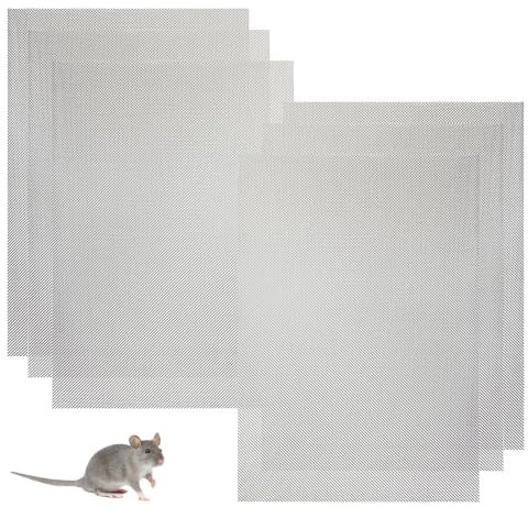 Luckwaii Drahtgitter Feinmaschig Metallgitter, 6 Stück Fliegengitter Metall Gitter Edelstahl Wire Mesh 304 Drahtgeflecht Maschendraht für Insektenschutzgitter Nagerbekämpfung 30cm x 21cm (20Mesh)