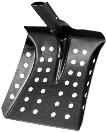 BCOATH Pala Metálica para Tamizar Desagües Pala para De Desagüe para Tamizar para Limpiar y Alcantarillas