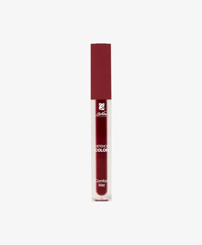 BioNike Defence Color - Comfort Mat Rossetto Matte Lunga Durata Opaco, Colore Pieno e Intenso Fino a 8h, Formula con Mix di Olii e Cere Vegetali, N. 705 BOURGOGNE, 3.5 ml
