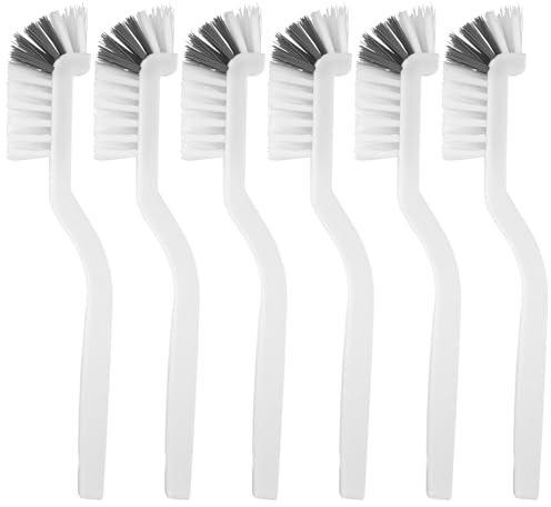 6 STK Tassenbürste Reinigungsbürste mit Langem Griff, Gebogene Flaschenbürste, Flasche Reinigungsbürsten, Spülbürsten Putzbürste, Multifunktions Bürste für Gläserbürste Küche Geschirr Cleaning Brush