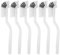 6 STK Tassenbürste Reinigungsbürste mit Langem Griff, Gebogene Flaschenbürste, Flasche Reinigungsbürsten, Spülbürsten Putzbürste, Multifunktions Bürste für Gläserbürste Küche Geschirr Cleaning Brush