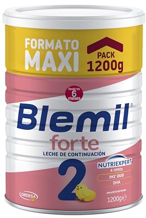 Blemil 2 Forte | 1200g | Leche de Continuación en polvo para Bebé Desde los 6 Meses - Formato Ahorro