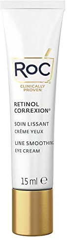RoC - Retinol Correxion Line Smoothing Crema Contorno Occhi - Riduce Visibilmente Gonfiori e Occhiaie - Antirughe e Antietà - 15 ml