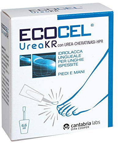 Ecocel Urea Kr - Idrolacca Ungueale Per Unghie Ispessite, 6.6 Millilitro