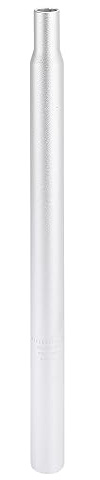 X AUTOHAUX 29x450mm Bicycle Seat Post Aluminum Alloy Seat Tube Silver Tone