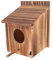 Wood Bird House, Owl House for Outside, Versatile Mounting Birdhouses for Outside Clearance with Pole Bird Nesting Box, Barn Owl House Bluebird for Garden Patio Decorative