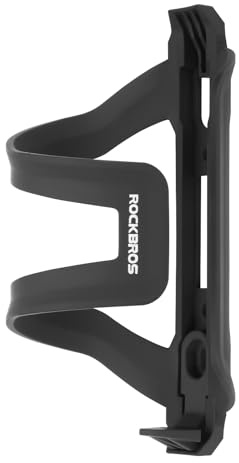 ROCKBROS Bike Water Bottle Holder - Lightweight Stable Adjustable Bicycle Cup Cage with Screw Tool Universal Bike Cup Holder Cycling Accessories for MTB Road Bike
