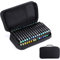 BTSKY 60 Slots Marker-Etui mit Griff, Schwarz