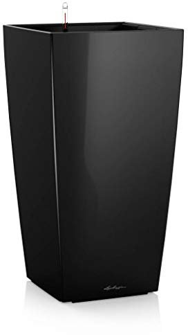 Lechuza Pflanzsäule Cubico 50 schwarz Hochglanz 18166