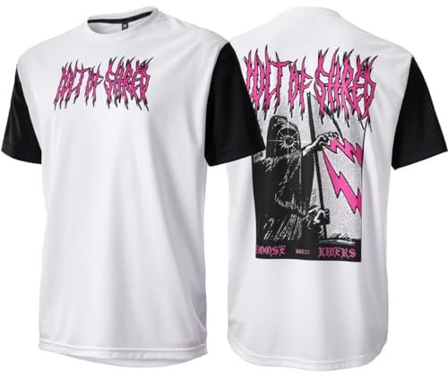 Loose Riders MTB-Jersey Kurzarm Cult of Shred Weiß Gr. S