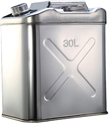 10L, 20L, 25L, 30L, 35L, 40L Réservoir d'essence Bidons d'essence en acier inoxydable Jerrican de moto de support de voiture Bouteille de gaz Conteneur d'huile d'essence Bidon de carburant