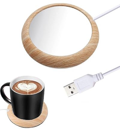 MYMULIKE Coffee Mug Warmer - USB Desk Warmer for Office/Home Use - Easy to Use - Suitable for Tea, Coffee, Milk