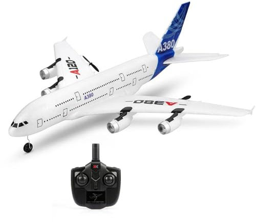 efaso RC Flugzeug A-120 ferngesteuertes Flugzeug aus robustem EPO-Material mit Stabilisierungssystem 3-Kanal Flugzeug ferngesteuert mit 2,4GHz Rc Passagierflugzeug (RC Flugzeug A-120)