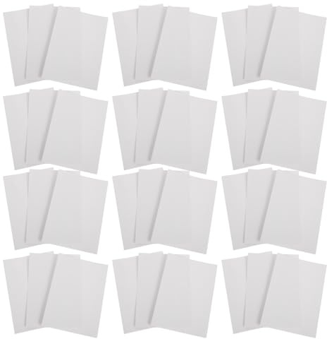 SWOOMEY 100 fogli di puzzle staccabili e attaccabili: fogli adesivi A4 facili da conservare per puzzle - Accessori per carta da esposizione per