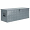 Gecheer Werkzeugbox Werkzeugkästen Werkzeugkiste Aufbewahrungsbox Alubox Transportkiste Transportbox Truckbox 110,5×38,5×40 cm Silbern