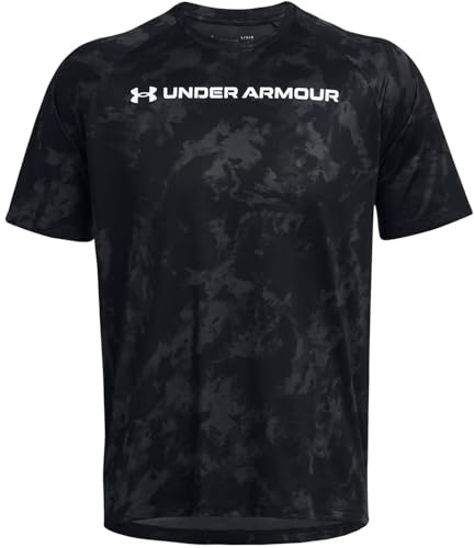 Under Armour UA Tech ABC CAMO SS 1361698-001 001 T-shirt à manches courtes pour homme, 001, Taille XL