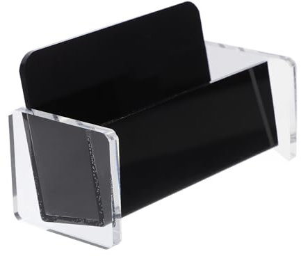 HONMEET Acryl-ständer Für Visitenkarten Kartenhalter Im Schlichten Design Hochwertige Polierte Oberfläche Für Alltag Zur Organisation Von Visitenkarten Terminkarten Und Geschäftskarten