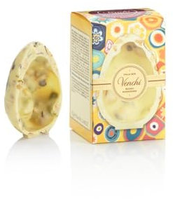 Venchi - Uovo di Cioccolato Mignon, Gusto Gourmet Cioccolato Bianco Salato con Mandorle, Pistacchi e Nocciola Piemonte IGP, 70 gr, Senza Glutine, Senza Sorpresa, Collezione Pasqua, Idea Regalo