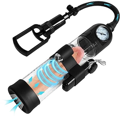 G1k-12.2 Inch Manual Vacuum Pump Transparent Tube Men's Delay Trainer | Suitable for Men or Couples, Portable