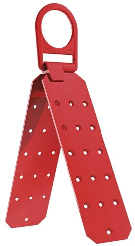 byepica Tetto di protezione anticaduta resistente, gancio di fissaggio in acciaio, design multi-foro per tetto in legno e metallo, supporto staffa 310