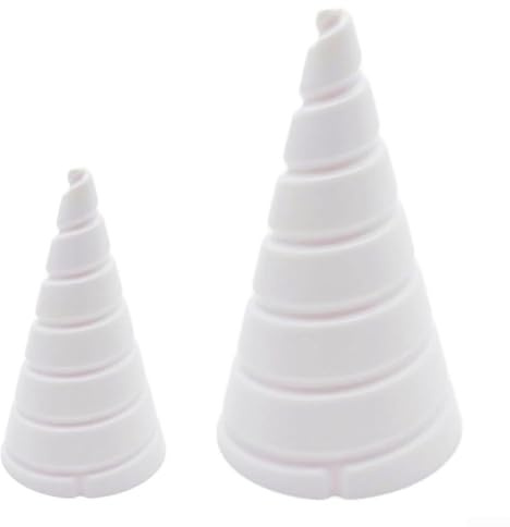 PP Material Gardening Wire Winding Jig,With 2 Sizes For Coils And Electric Gardening Projects, White Color(small + large)
