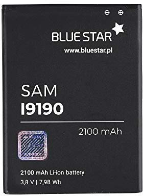 Bluestar Akku Ersatz kompatibel mit Samsung I9190 Galaxy S4 Mini 2100 mAh Austausch Batterie Premium Accu B-B500BEBEC
