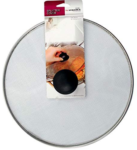 29Cm Metal Splatter Cover Lid - Cooking Frying Pan Accessory | Kitchen Protector Guard, Metal Splash Cover, Grease Screen Is Rust Free | Protector Pot, Lids Oil Proofing