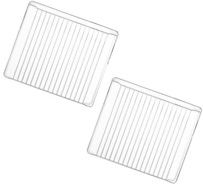 MIRTUX Packung mit 2 Ofengestellen 442 x 375 mm, kompatibel mit Whirlpool, Hotpoint, Bauknecht, Ignis, Ikea, Indesit | Originalcode: 481010657433 und C00325927