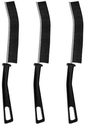 Long Handle Cleaning Brush, 3 Pcs Gap Cleaning Brush, Crevice Cleaning Tool for Narrow Corners, for Home Kitchen Bathroom and Window Groove, Cleaning Products Essential (Plastic)