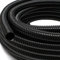 Wiltec Flexibler Förderschlauch 5m Spiralschlauch 40mm (1 1/2) schwarz mit Verstärkungsspirale Bewässerung Wasser Teich