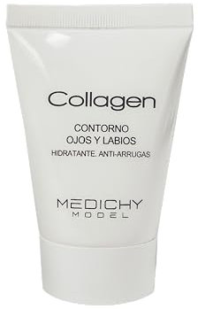 MEDICHY MODEL - Collagen Contorno de Ojos y Labios - Hidratación y Rejuvenecimiento Intensivo - Reduce Ojeras y Líneas de Expresión - Fórmula Antiedad - 30 ml