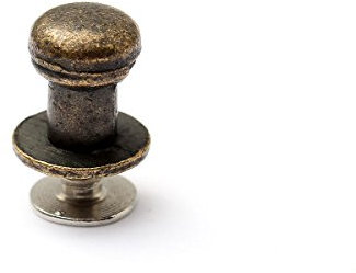 10 Stück Mini Runden Schranktür Schublade Bin Griff Möbelknopf 7 * 10MM Bronze