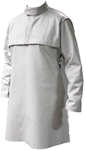 Förster-Fellnest Qualitäts Schweißerschürze mit Ärmeln | SIGMA Schweißerjacke mit Schürze | Echt Leder | Made in Germany