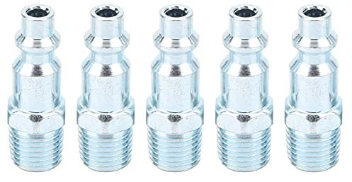 5 Stück Gerade Pneumatische Steckverbinder, Pneumatische Schnellverbinder, US-Stecker, Industrielle Luftanschlüsse, Kompressorzubehör