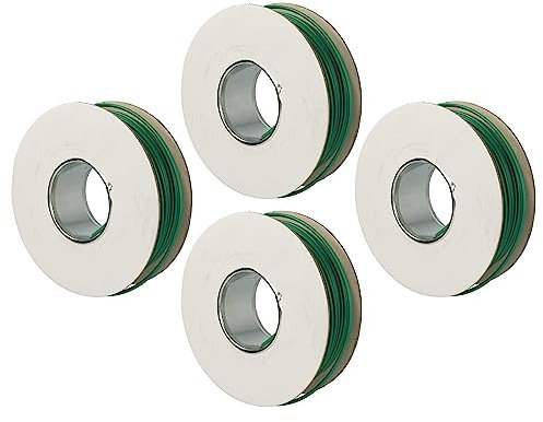 vhbw 4x Begrenzungskabel kompatibel mit Worx Landroid M1200i, Landroid M500, Landroid M500B Mähroboter - Begrenzungsdraht 50 m Grün