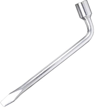 Auto-Ersatzreifen-Schraubenschlüssel für L-Typ, Sechskant, Reparaturwerkzeug, 17/19/21/22/23/24 mm, für Autoreifen