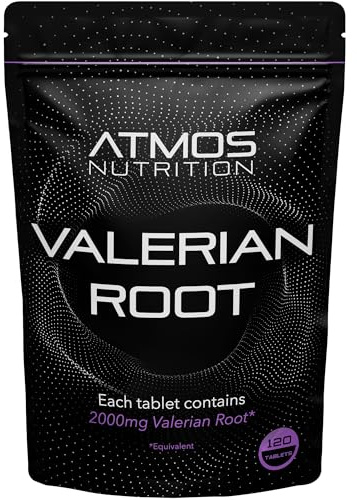 Valerian Root - 120 High-Strength 2000mg Tablets - Made in the UK, Non-GMO, Premium-Grade Extract