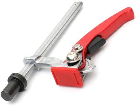 Yominerr Pince d'établi haute performance avec cliquet, dispositif de serrage pour matériaux de table pour le travail du bois pour diamètre de base 19 mm 3/4