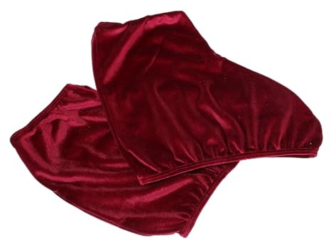 HONITANO Copriscarpe Per Pattini Da Ghiaccio e Pattinaggio Artistico, Copertura Elastica Resistente All’usura, Colore Rosso Scuro, Confezione Da, Adatti Per Hockey e Pattinaggio Su Pista