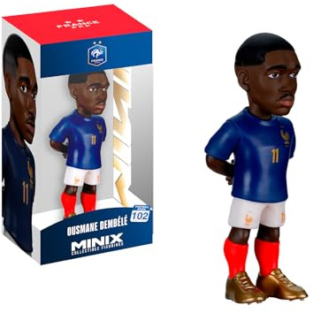MINIX – Fotboll stjärnor miniformat – världsmästerskap – Frankrike – Dembélé – samlarfigur 7 cm