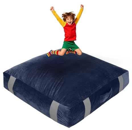 GYMMALL Crash Pad for Kids, Sensory Mat for Jumping & Climbing & Playing | Thickened Autism Mat, for Home, School, Special Educational Settings